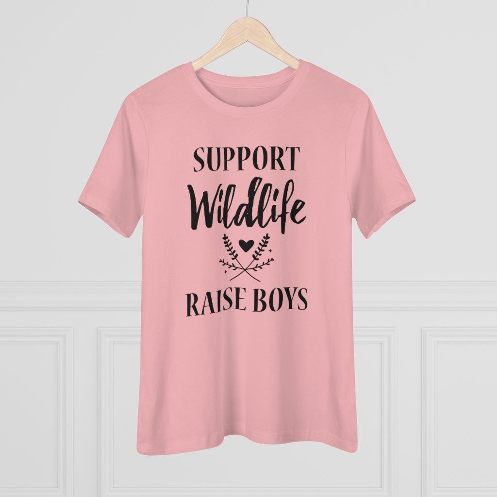 Support Wildlife, Raise Boys - T-shirt