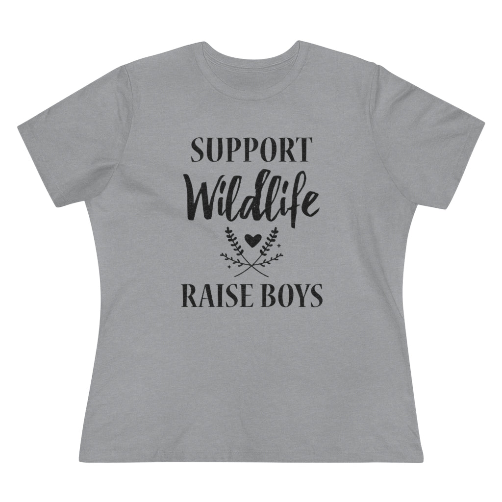 Support Wildlife, Raise Boys - T-shirt