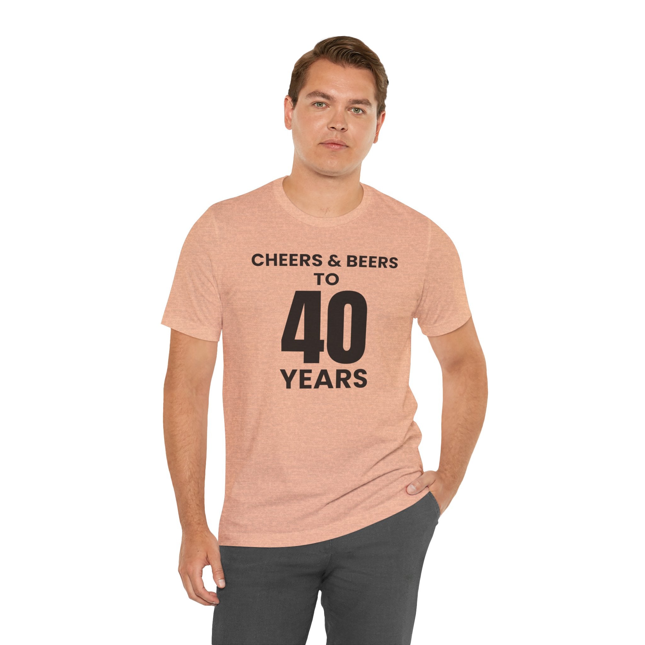 Cheers & Beers to 40 Years - T-Shirt