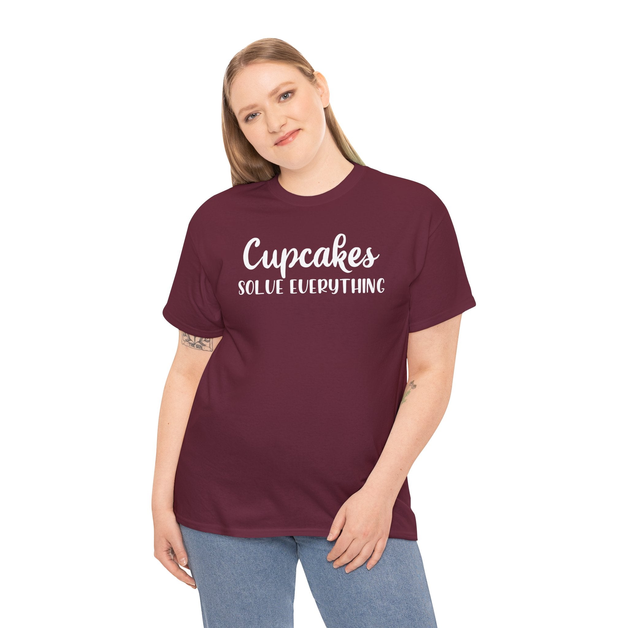 Cupcakes Solve Everything -T-Shirt