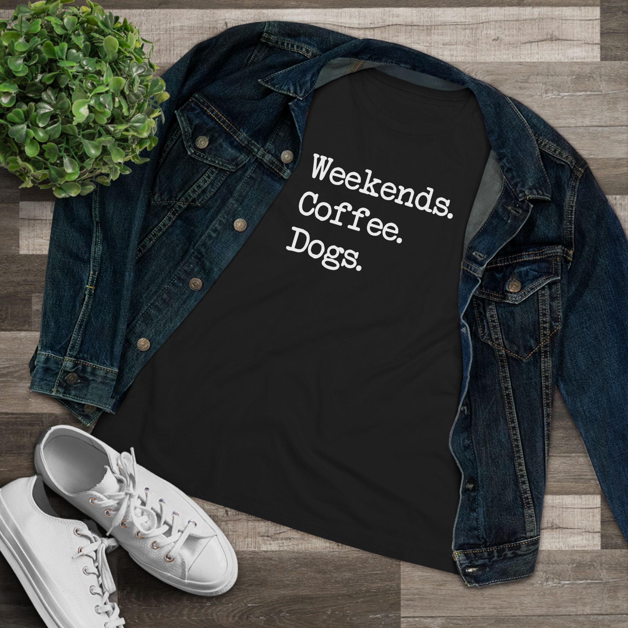 Weekends Coffee & Dogs - T-Shirt