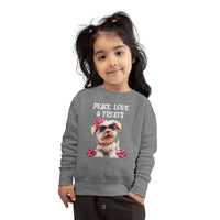 Peace, Love & Treats - Toddler Sweatshirt