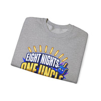 Eight Nights, One Uncle - Funny Hanukkah Crewneck Sweatshirt