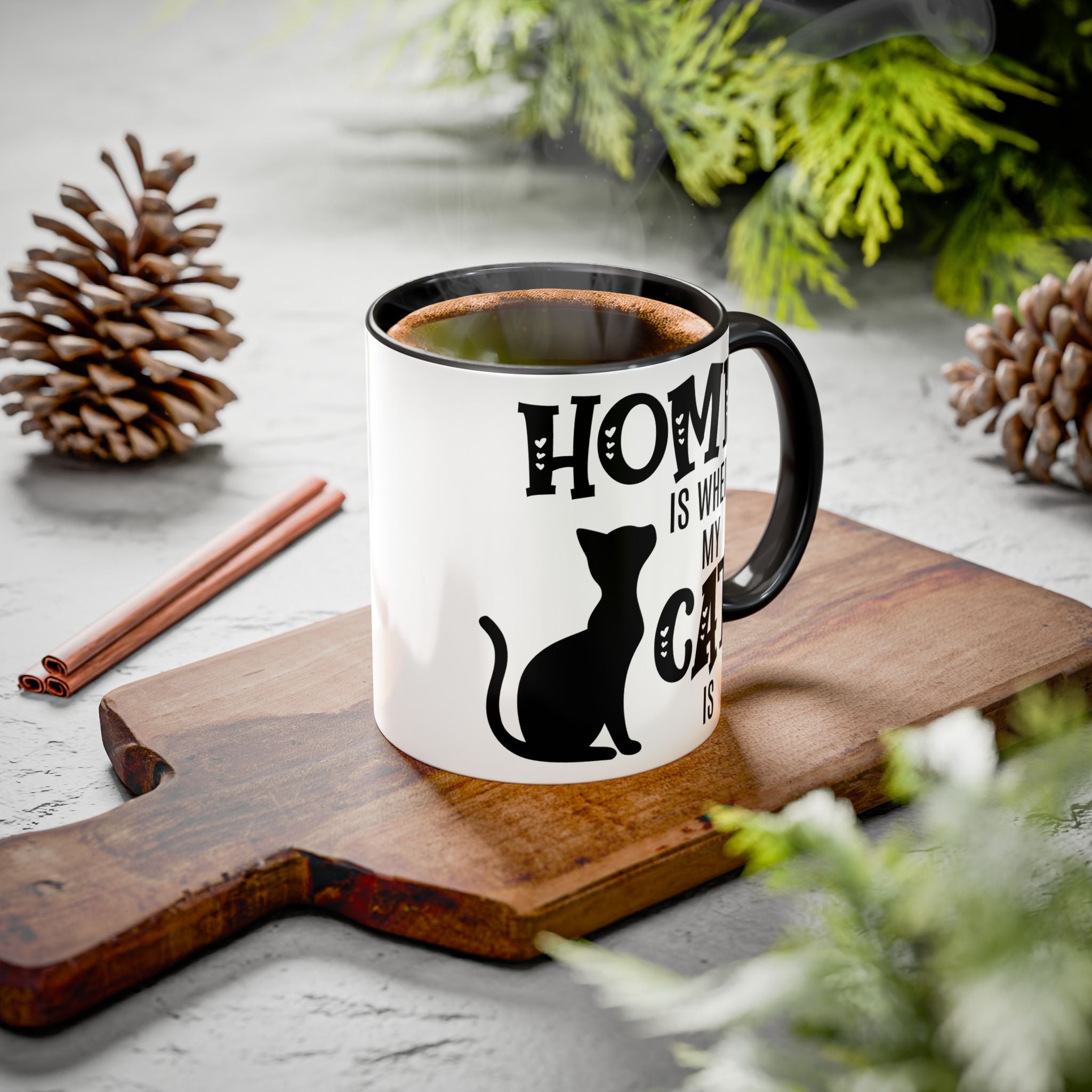 Home Is Where My Cat Is - Mug
