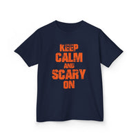Keep Calm and Scary On - Kids T-Shirt