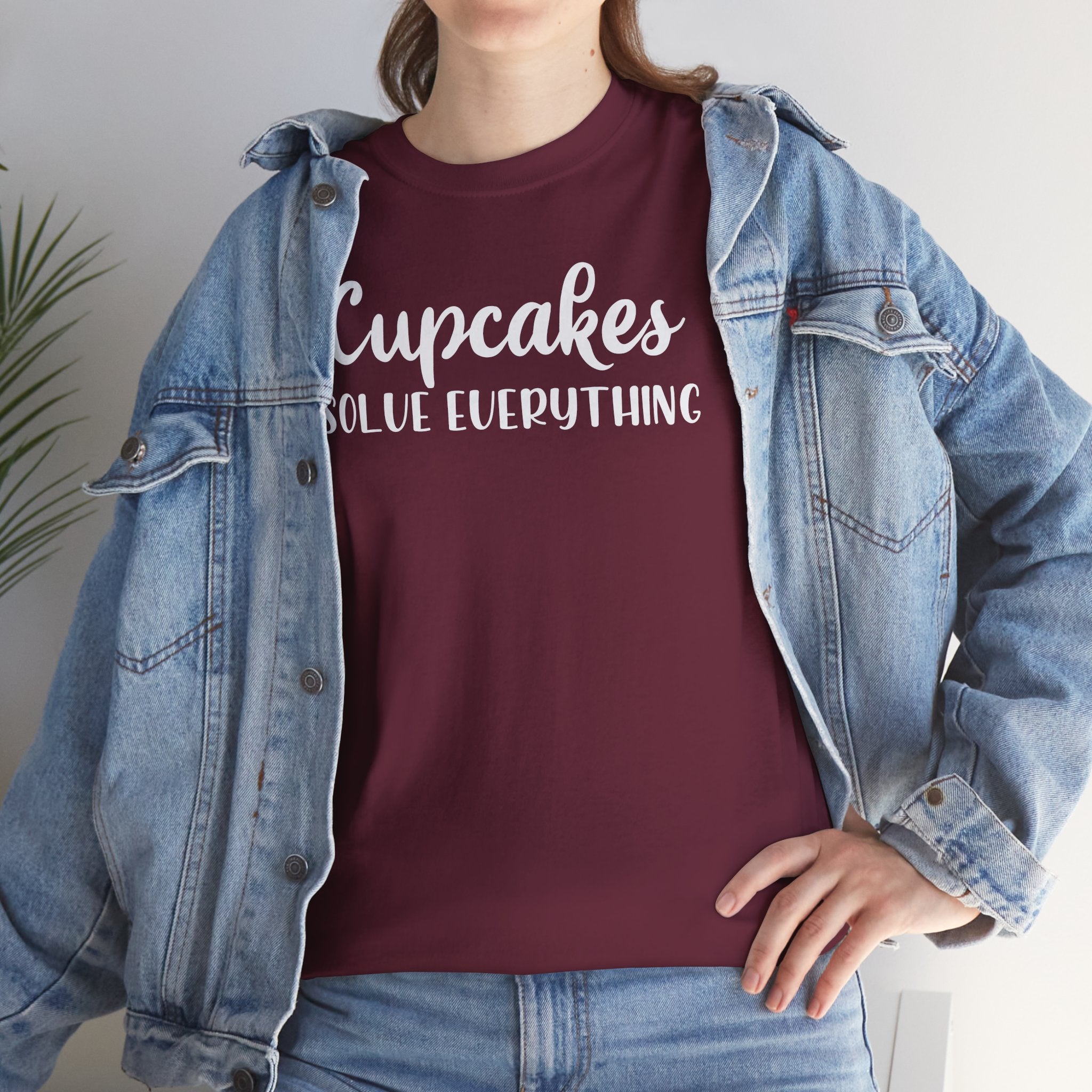 Cupcakes Solve Everything -T-Shirt