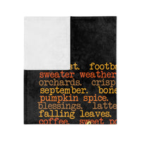 Autumn - Velveteen Blanket