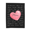 Heartfelt Mom - Plush Blanket