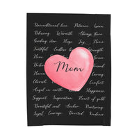 Heartfelt Mom - Plush Blanket