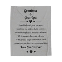 Grandparents Love - Plush Blanket