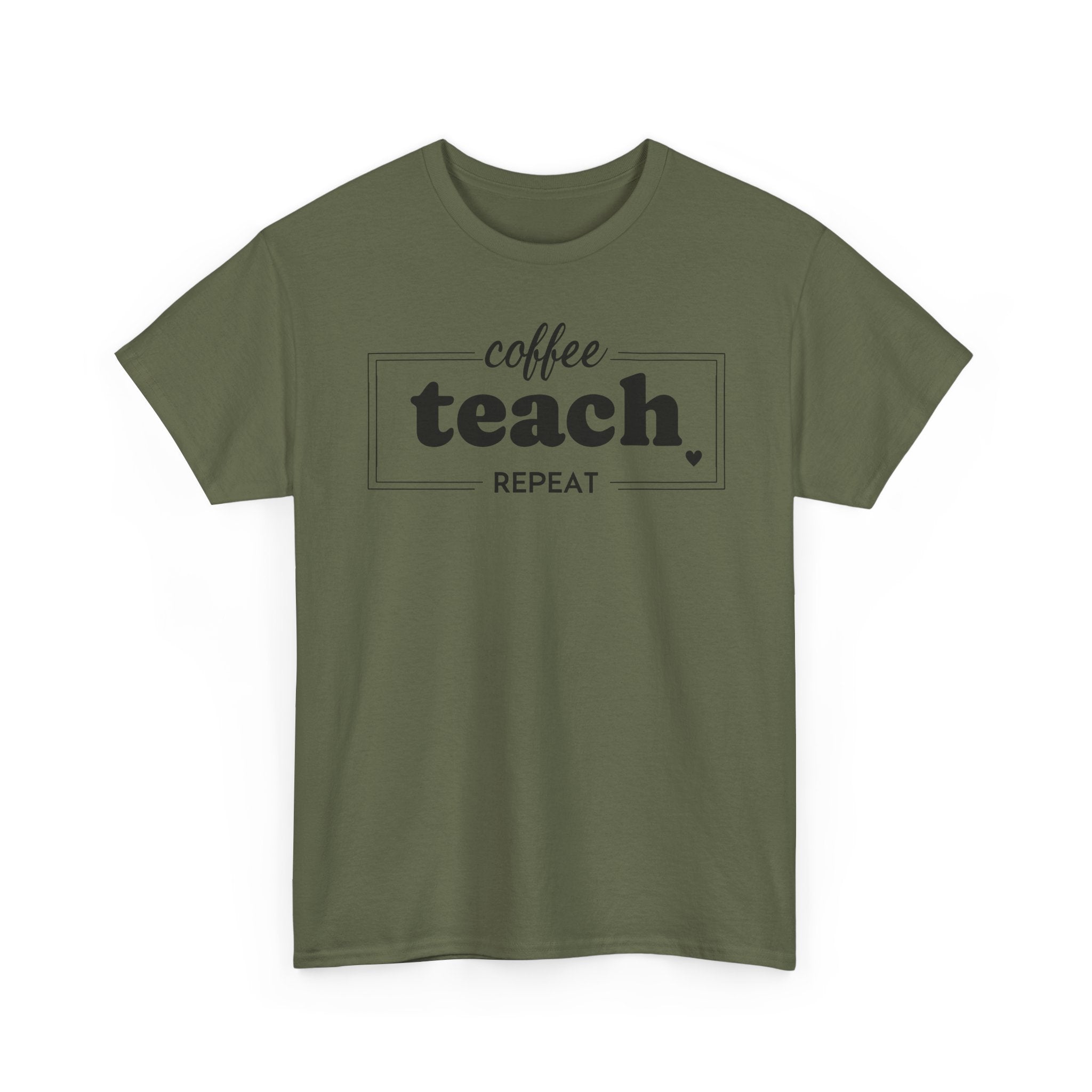 Coffee Teach Repeat - T-Shirt