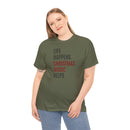 Life Happens, Christmas Music Helps - T-Shirt