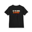 AI Took Dad’s Job – Funny Kids Halloween AI Shirt (Locs)