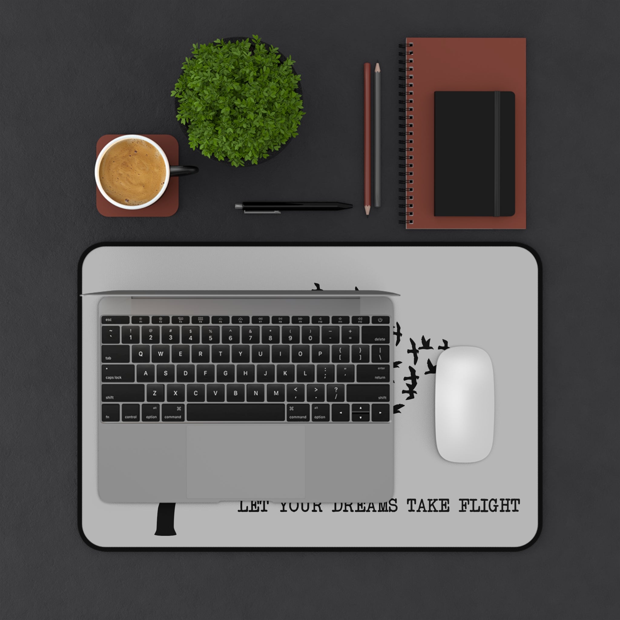 Let Your Dreams Take Flight - Desk Mat