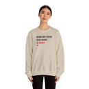 Drink Hot Cocoa, Read Books, Be Merry - Sweatshirt