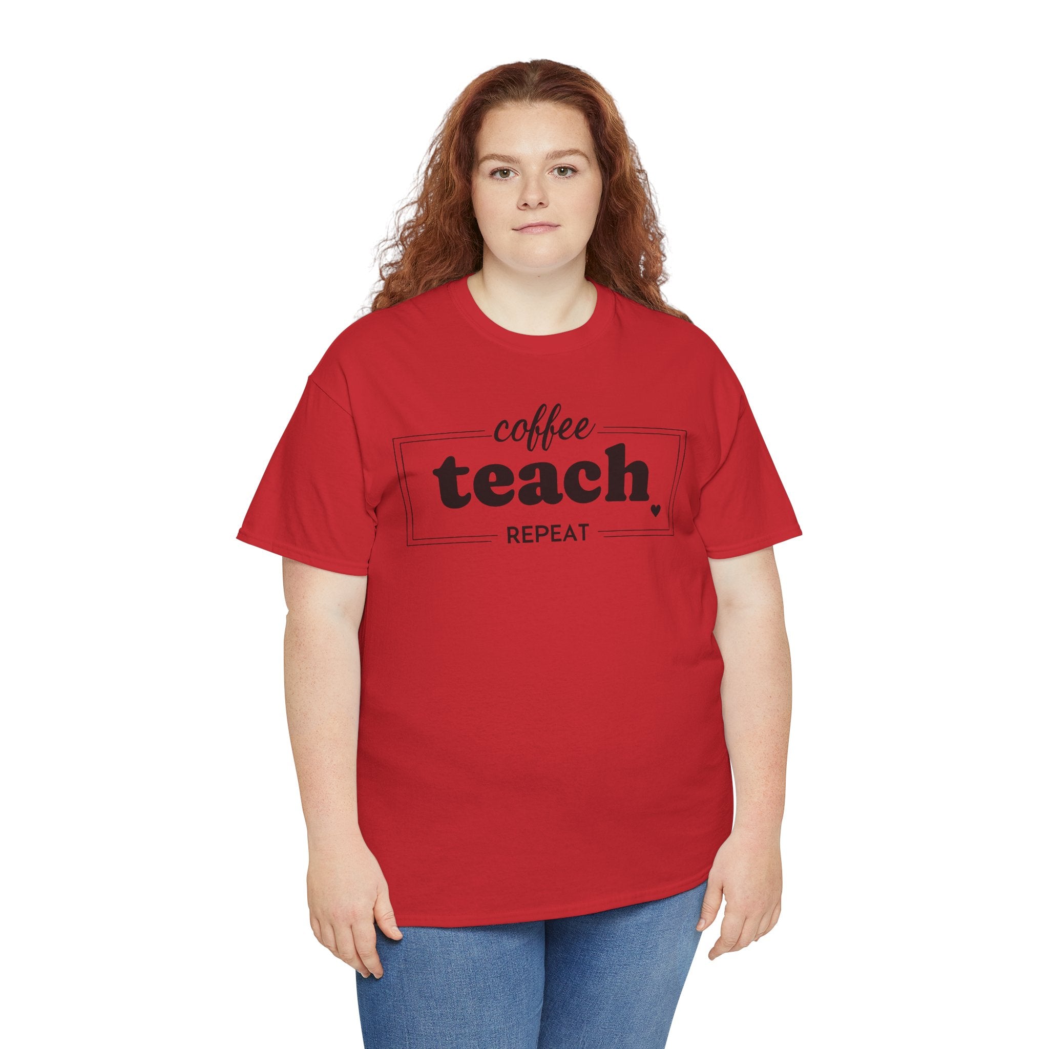 Coffee Teach Repeat - T-Shirt