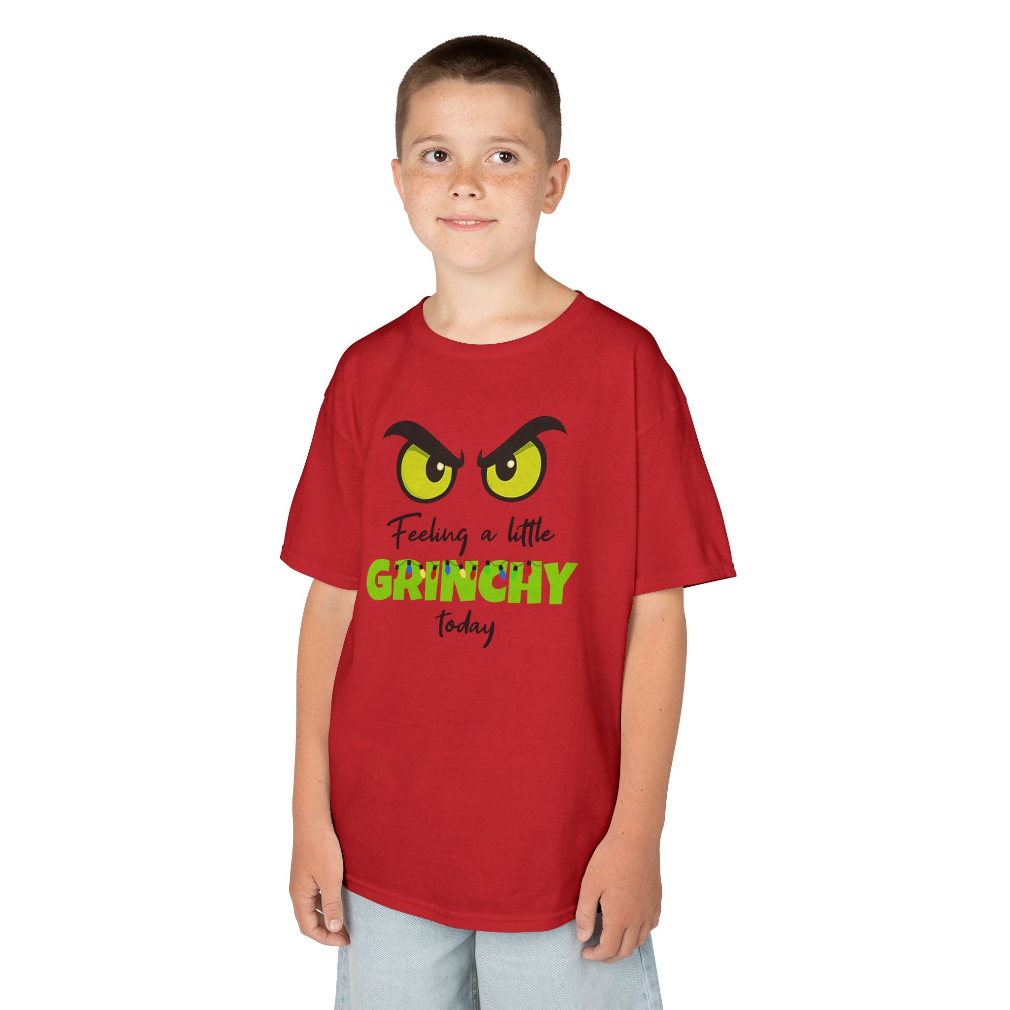 Feeling a Little Grinchy Today - Kids T-Shirt