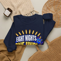 Eight Nights, One Uncle - Funny Hanukkah Crewneck Sweatshirt