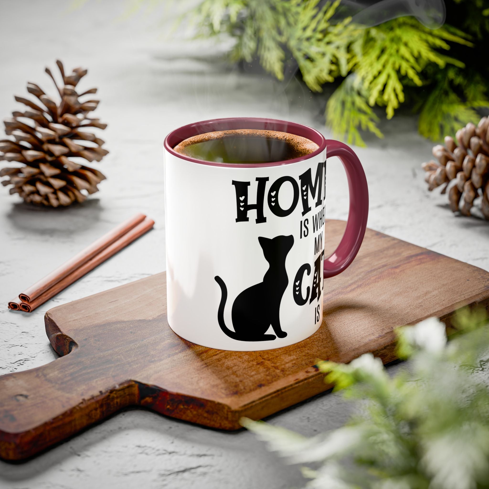Home Is Where My Cat Is - Mug