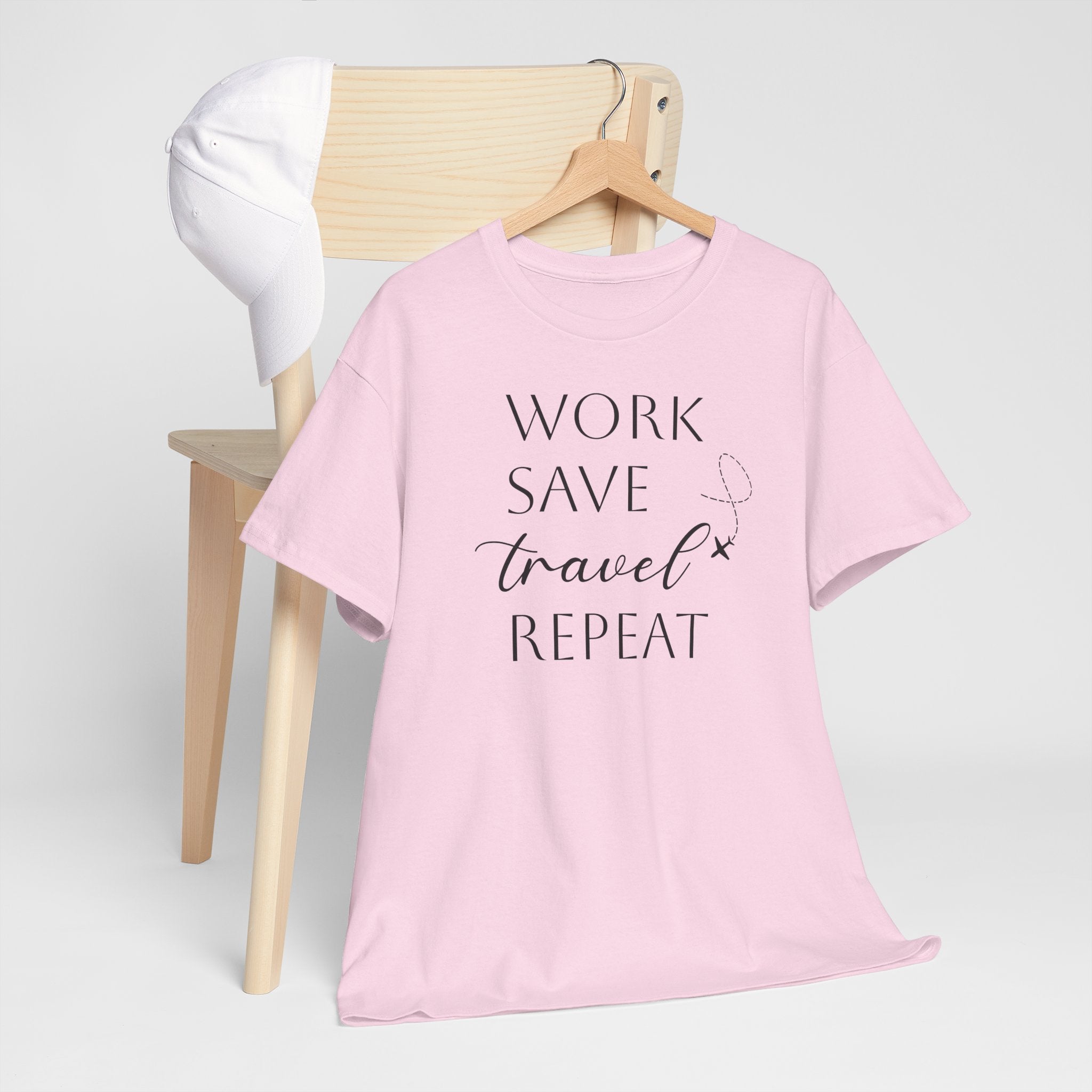 Work Save Travel Repeat - T-Shirt