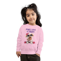 Peace, Love & Treats - Toddler Sweatshirt