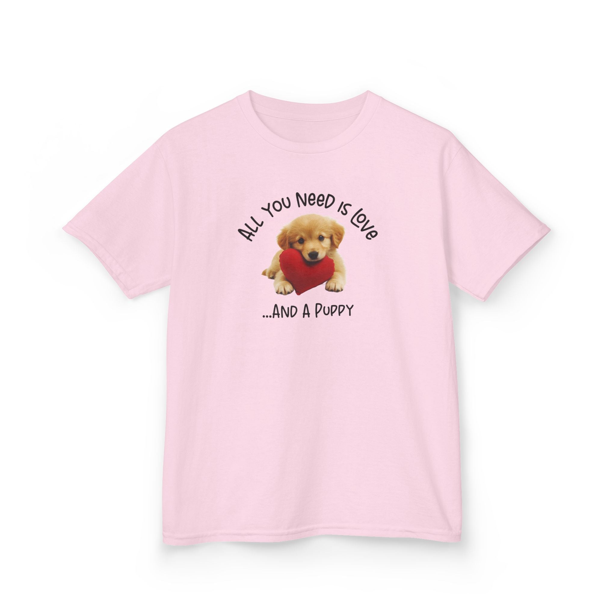 All You Need Is Love...And A Puppy - Kids T-Shirt