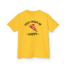 Pizza Makes Me Happy - Kids T-Shirt