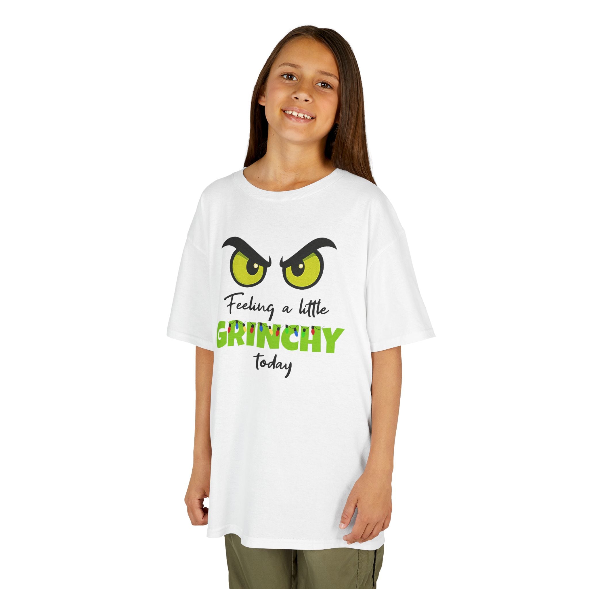 Feeling a Little Grinchy Today - Kids T-Shirt