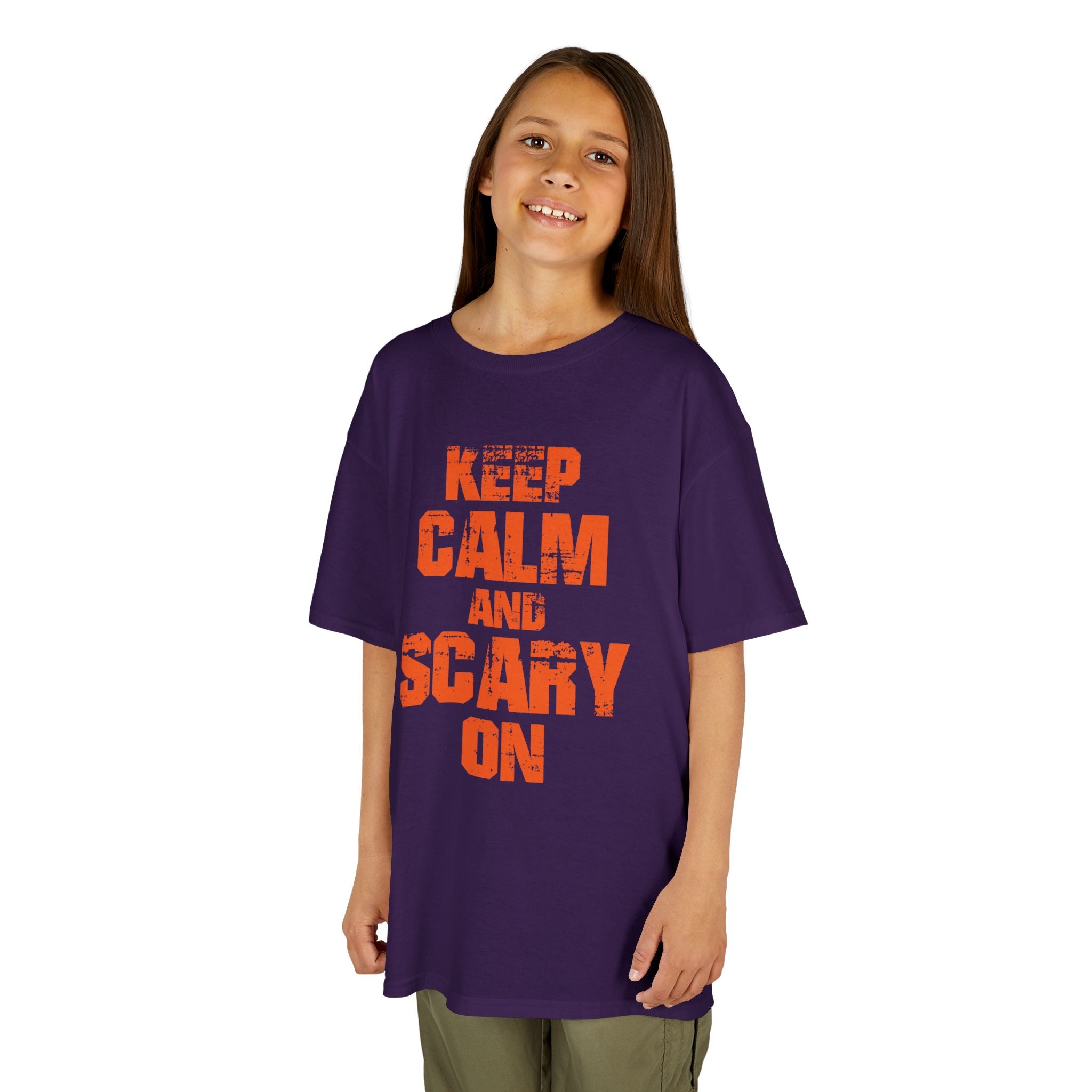 Keep Calm and Scary On - Kids T-Shirt
