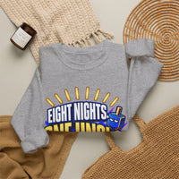 Eight Nights, One Uncle - Funny Hanukkah Crewneck Sweatshirt