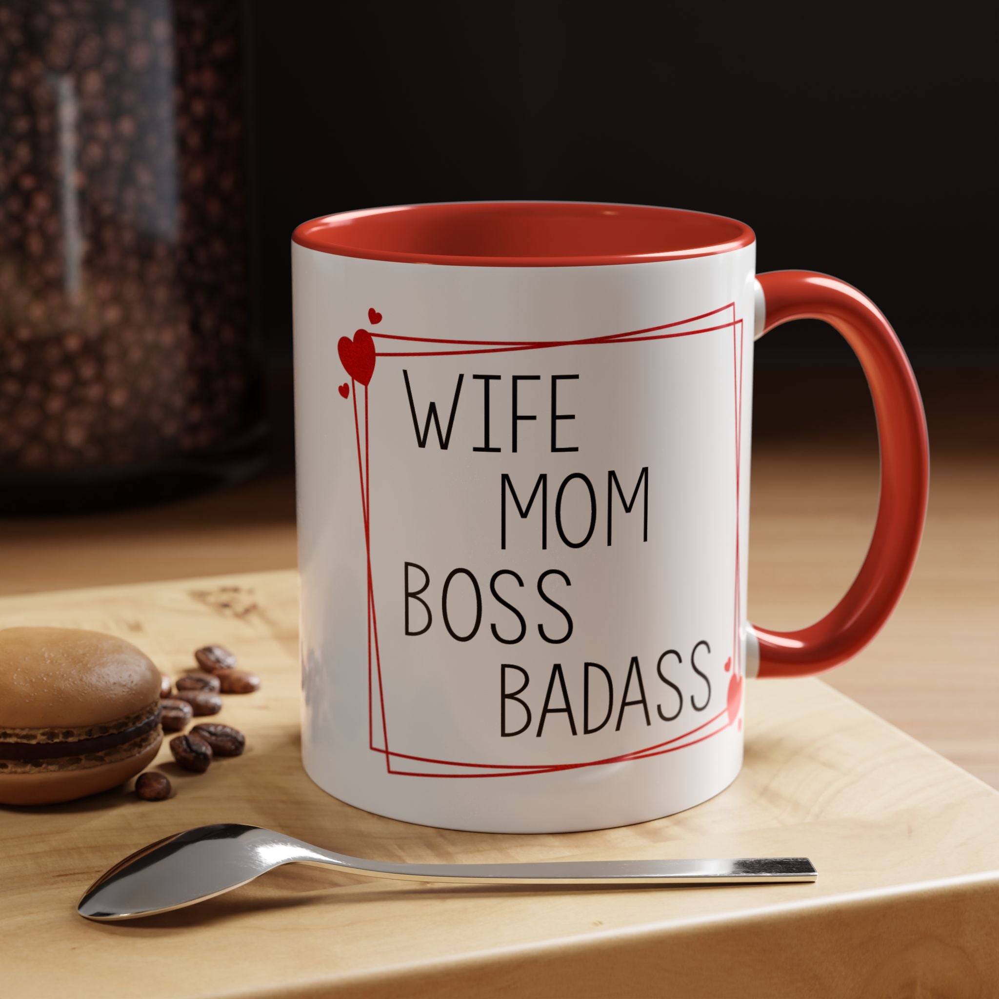 Wife Mom Boss Badass - Mug