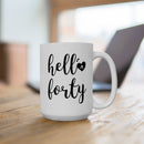 Hello Forty - Mug