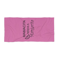 Mamacita Needs a Margarita - Beach Towel