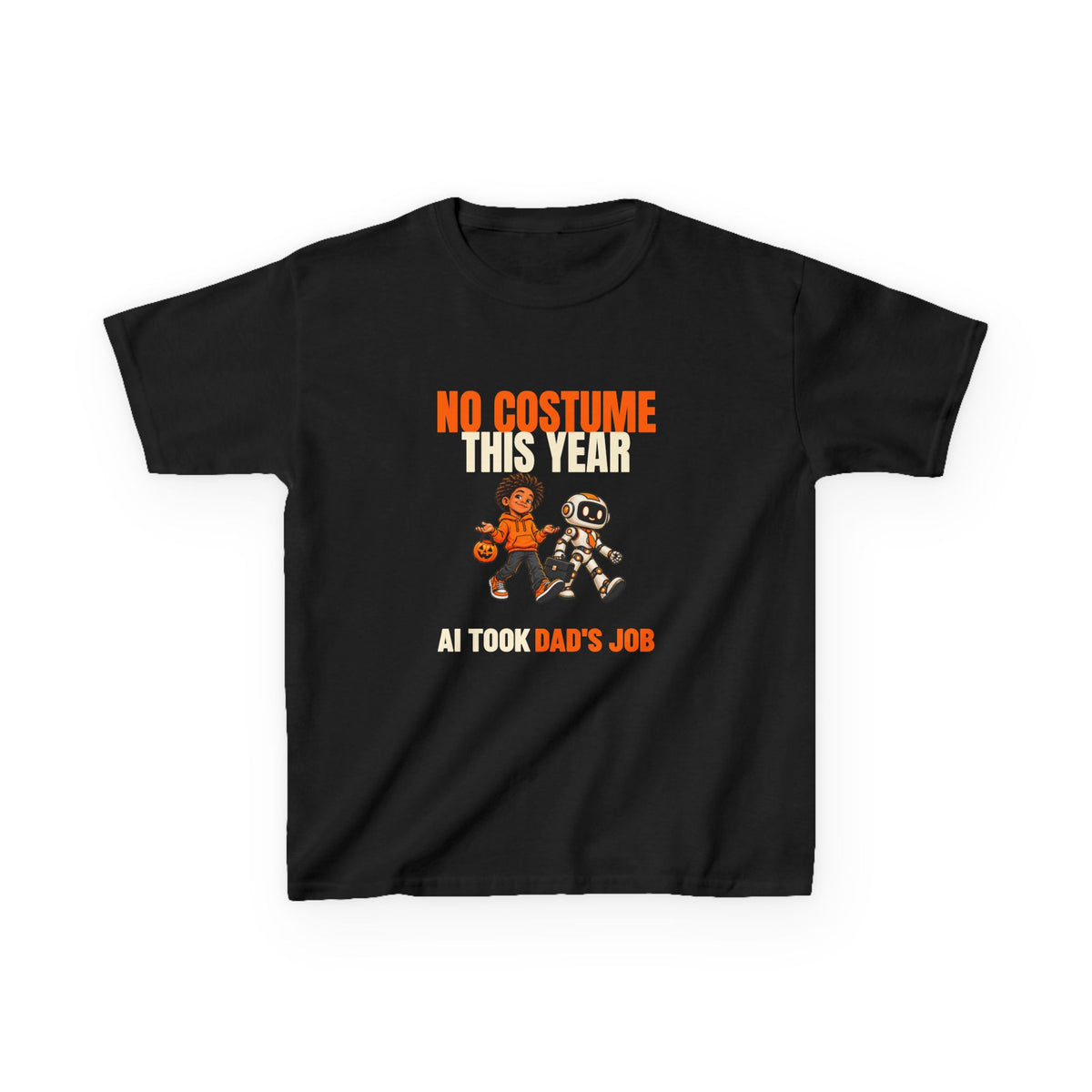 AI Took Dad’s Job – Youth Halloween Shirt (Locs)