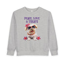 Peace, Love & Treats - Toddler Sweatshirt