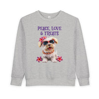 Peace, Love & Treats - Toddler Sweatshirt