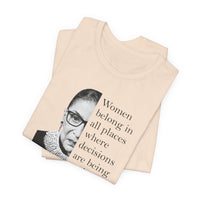 Women Belong in All Places - T-Shirt