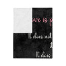 Love is Patient, Love is Kind - Throw Blanket