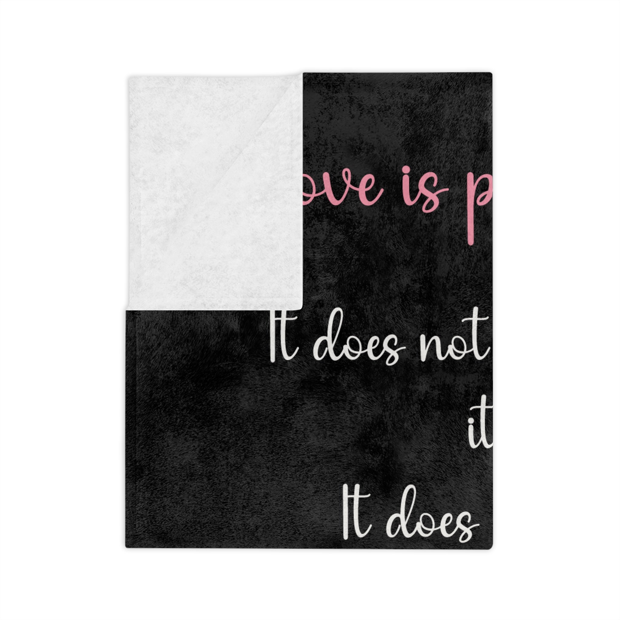 Love is Patient, Love is Kind - Throw Blanket