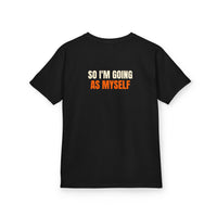 AI Took Dad’s Job – Youth Halloween Shirt (Brown Curls)