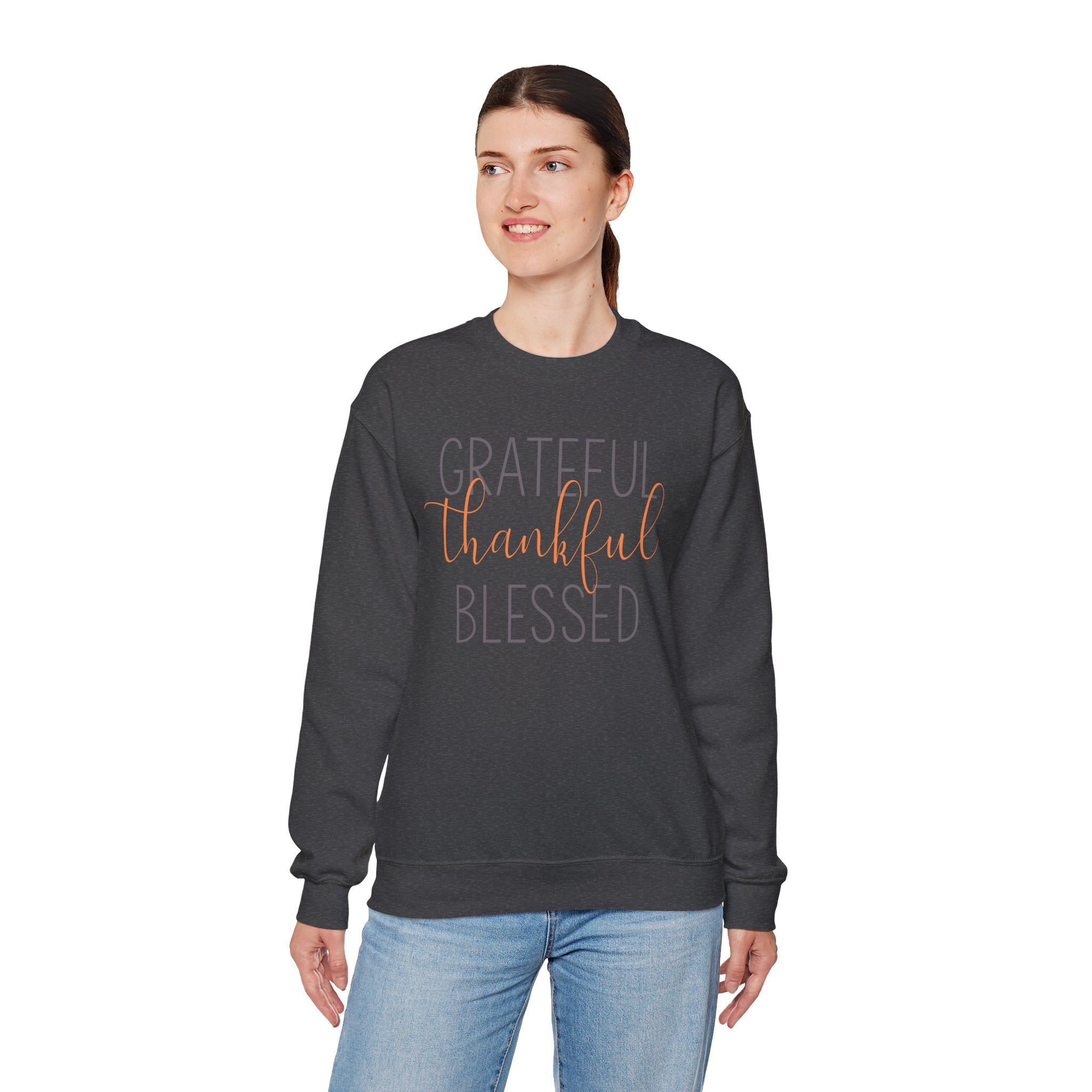 Grateful Thankful Blessed - Sweatshirt