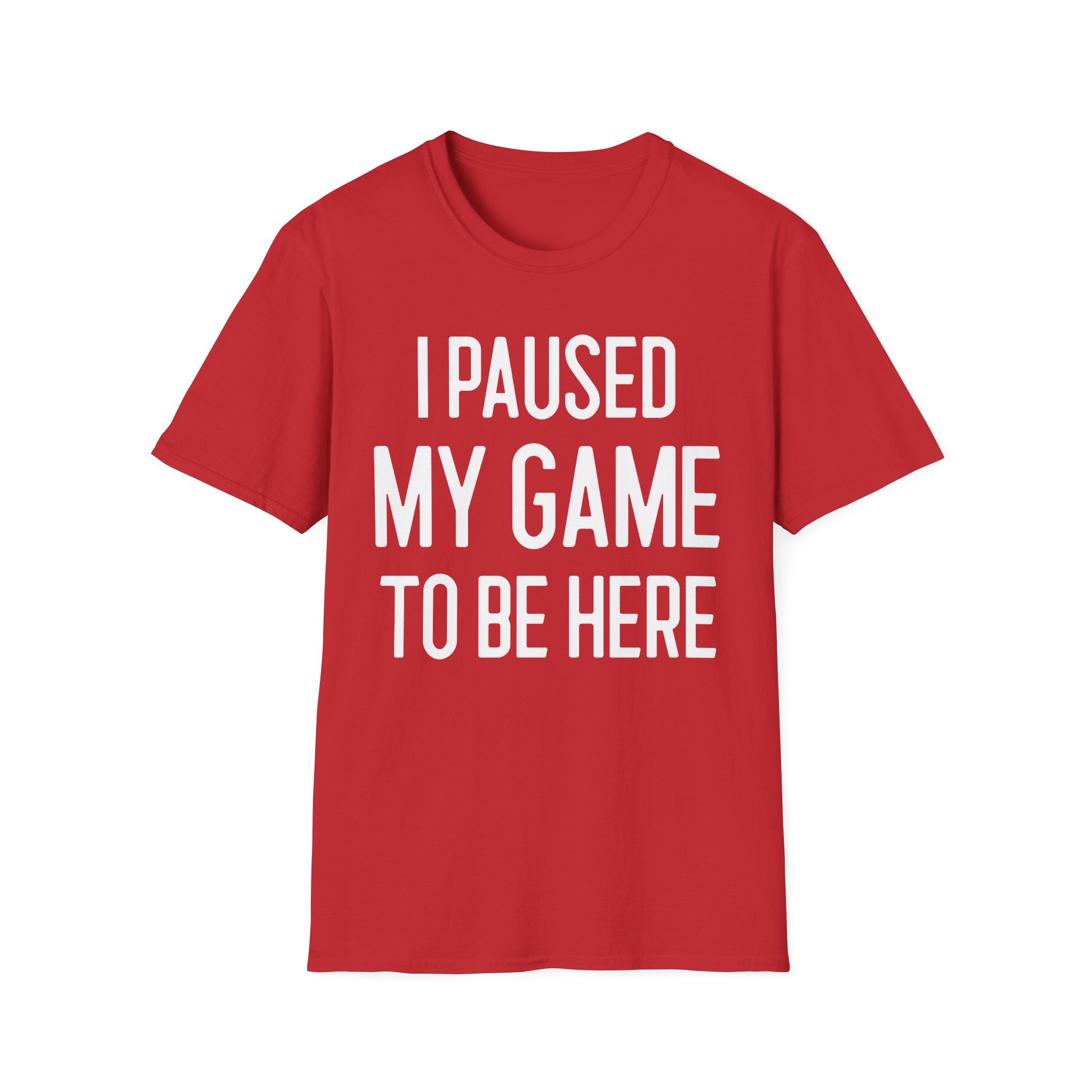 I Paused My Game to Be Here - T-Shirt