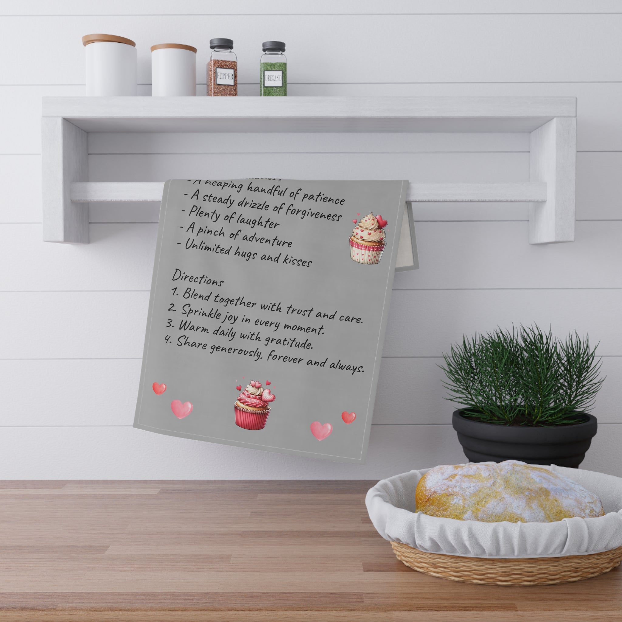 Recipe for Everlasting Love - Tea Towel