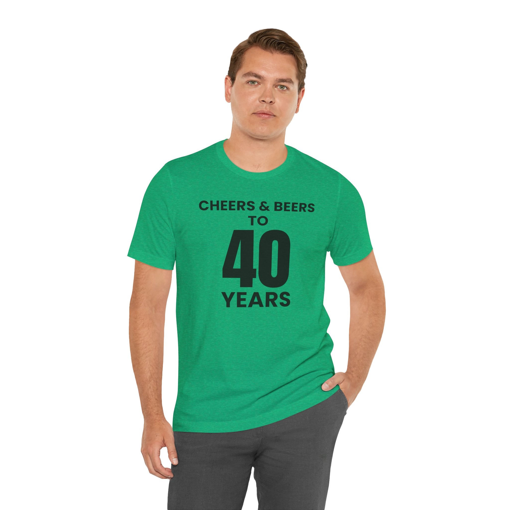 Cheers & Beers to 40 Years - T-Shirt