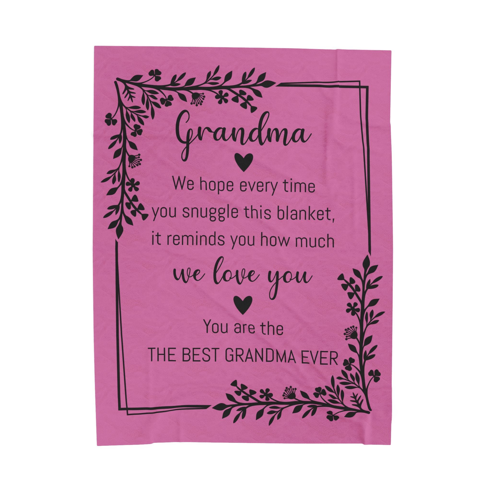 Hug Grandma - Throw Blanket