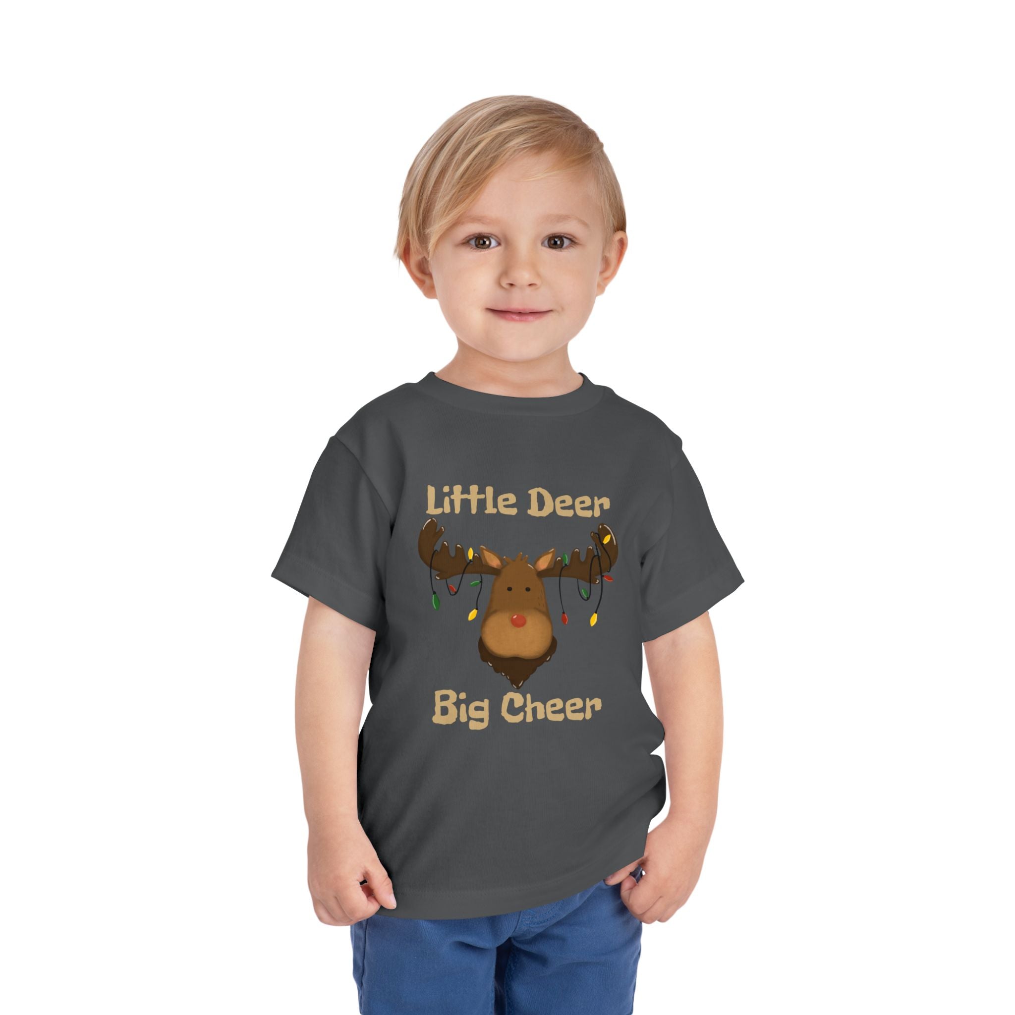 Little Deer Big Cheer - Toddler T-Shirt