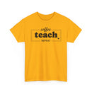 Coffee Teach Repeat - T-Shirt