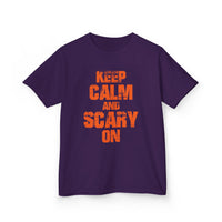 Keep Calm and Scary On - Kids T-Shirt
