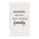 Nice & Normal Family - Tea Towel