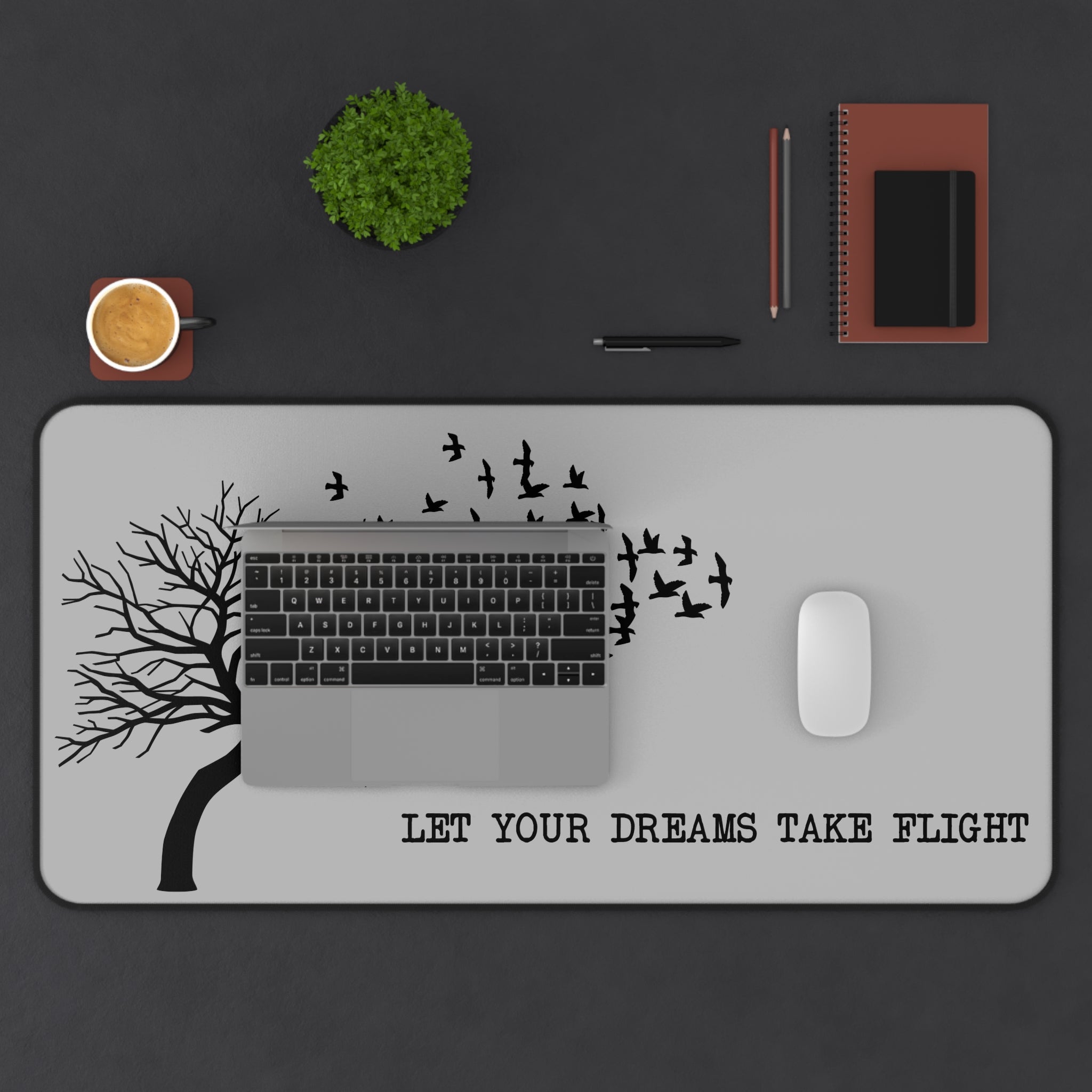 Let Your Dreams Take Flight - Desk Mat